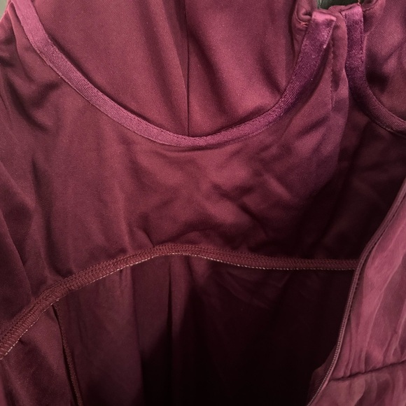 Lulus Unforgettable Poise Plum Purple Tulle Bustier Tiered Maxi Dress Size M - Picture 8 of 11